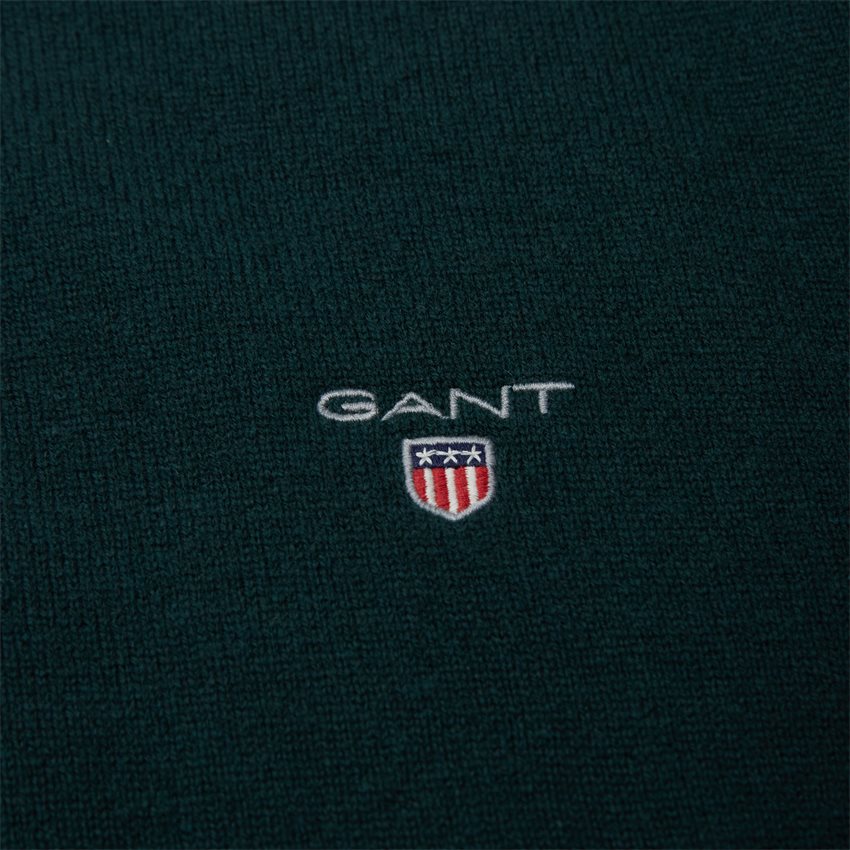 Gant Stickat SUPERFINE LAMBSWOOL CREW 86211 AW21 GRØN