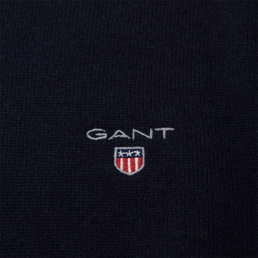 Gant Knitwear SUPERFINE LAMBSWOOL CREW 86211 AW21 NAVY