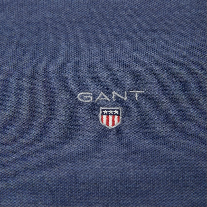 Gant T-shirts ORIGINAL PIQUE SS RUGGER 2201 AW21 BLÅ