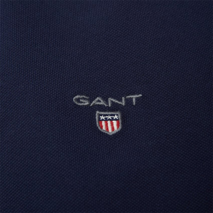Gant T-shirts ORIGINAL PIQUE LS RUGGER 5201 NAVY