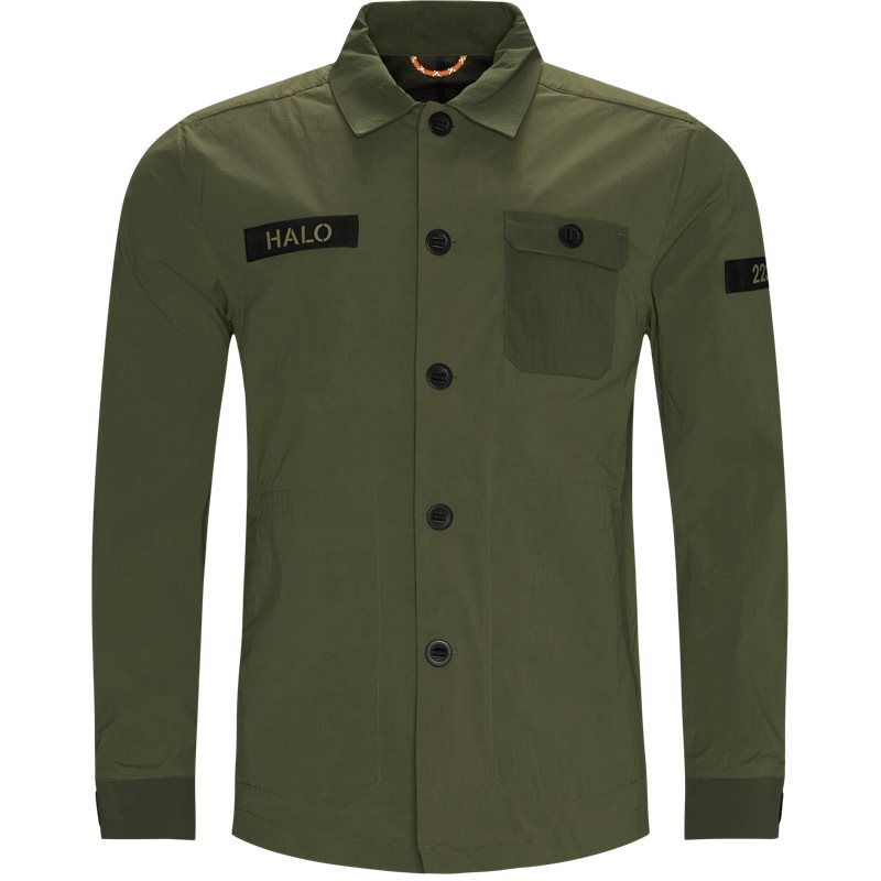 Halo Field Overshirt Jakke Army