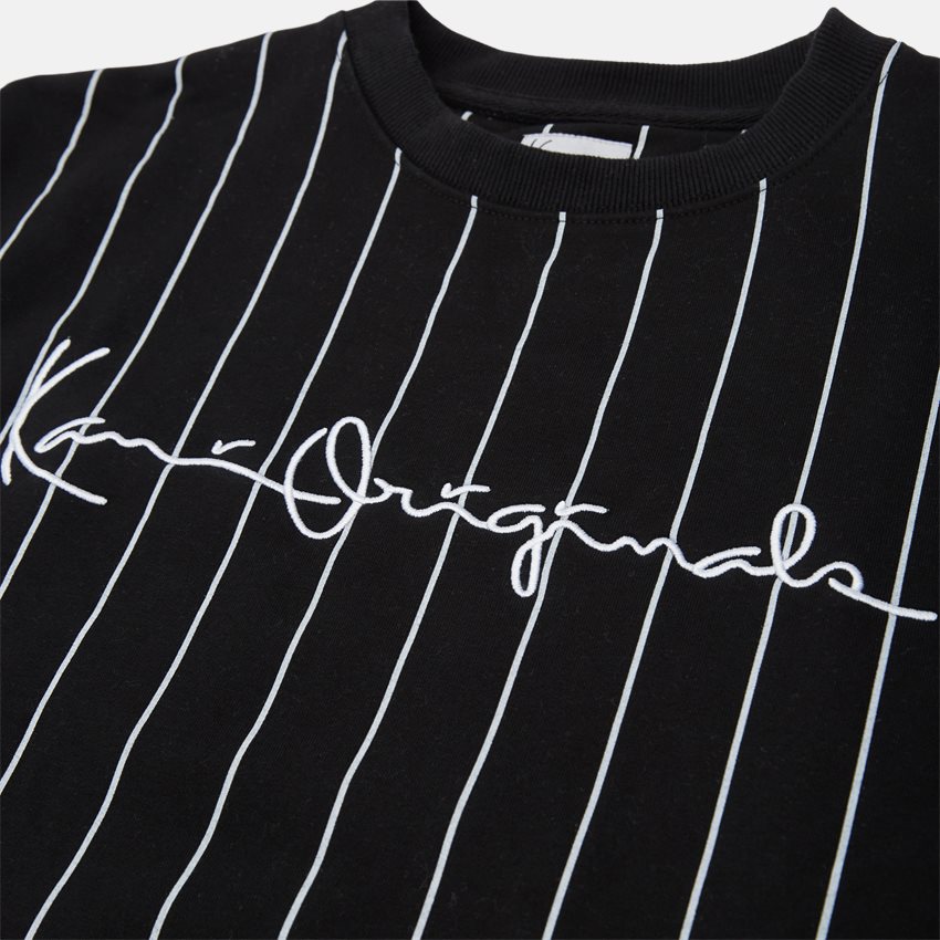 Karl Kani Sweatshirts ORIGINALS PINSTRIPE CREW 6020305 SORT