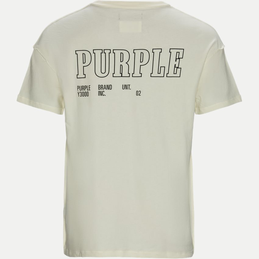 PURPLE T-shirts P101-ROEC122 HVID