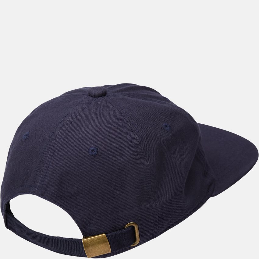 40S & SHORTIES Caps FLAME TEXT LOGO HAT NAVY