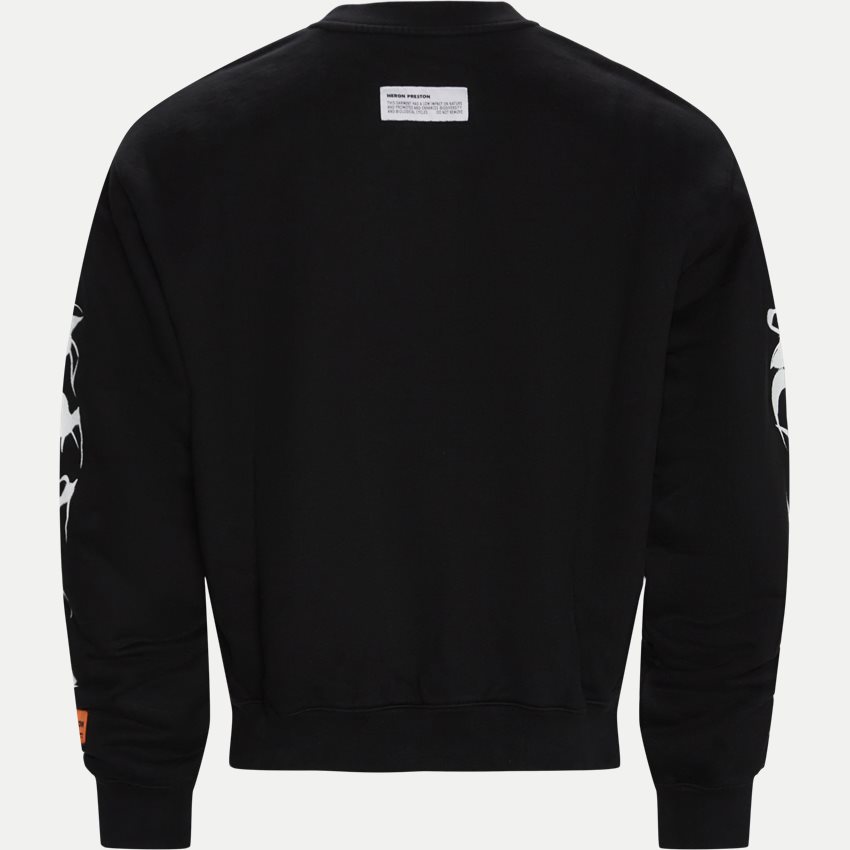 Heron Preston Sweatshirts HMBA016F21JER0051001 BLACK
