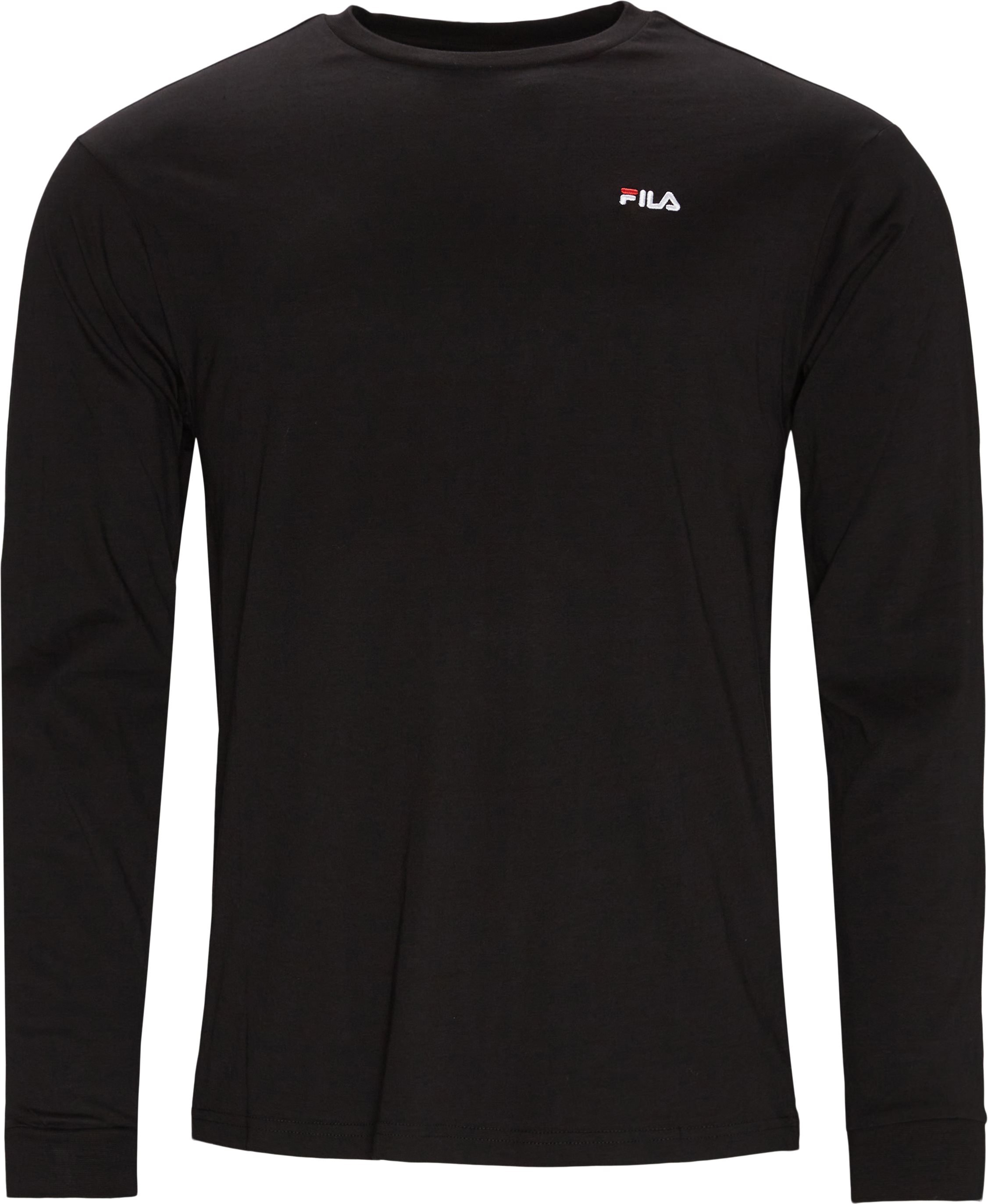 Edric L/æ Tee - T-shirts - Regular fit - Black