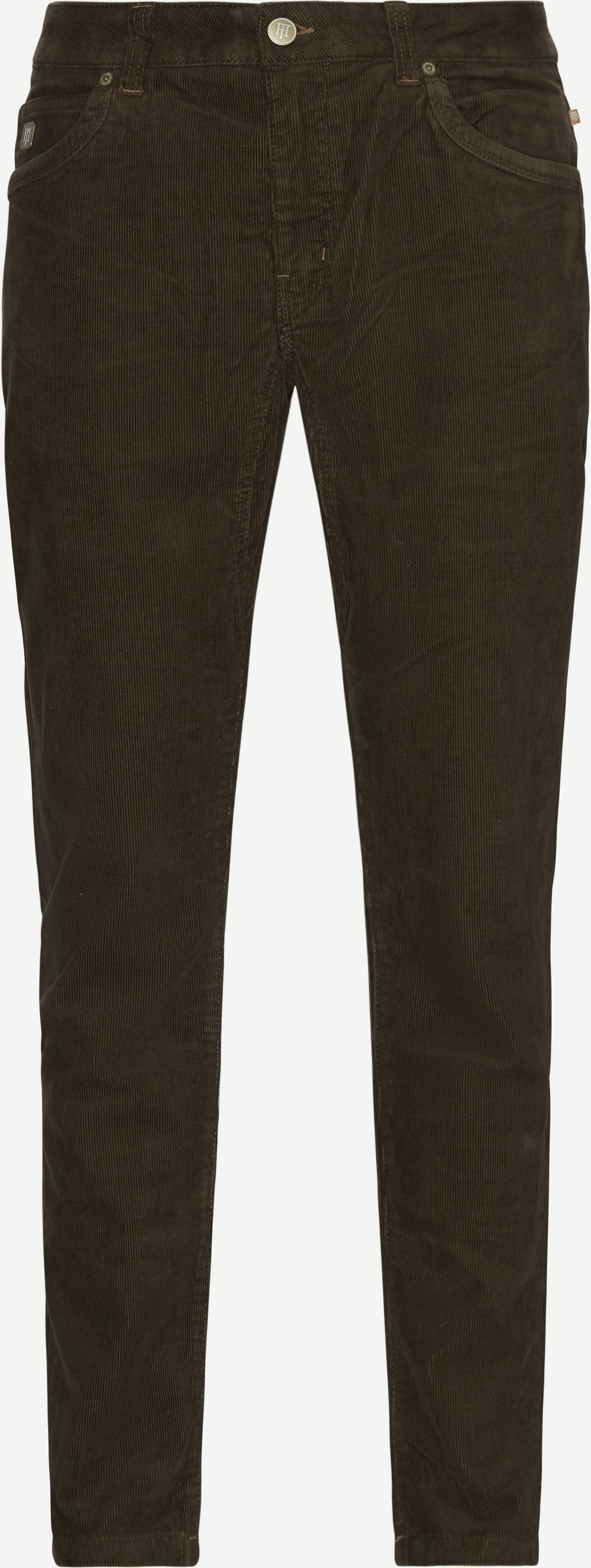 07064 Cut'N Sew Babycord Bokser - Jeans - Modern fit - Brun