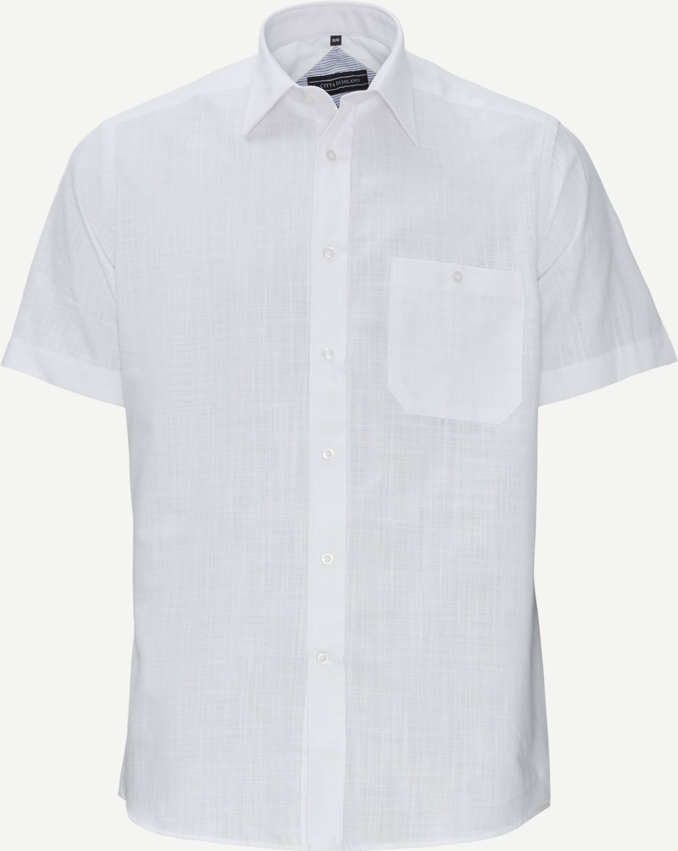 Rodriquez Kortærmet Skjorte - Kortærmede skjorter - Regular fit - Hvid