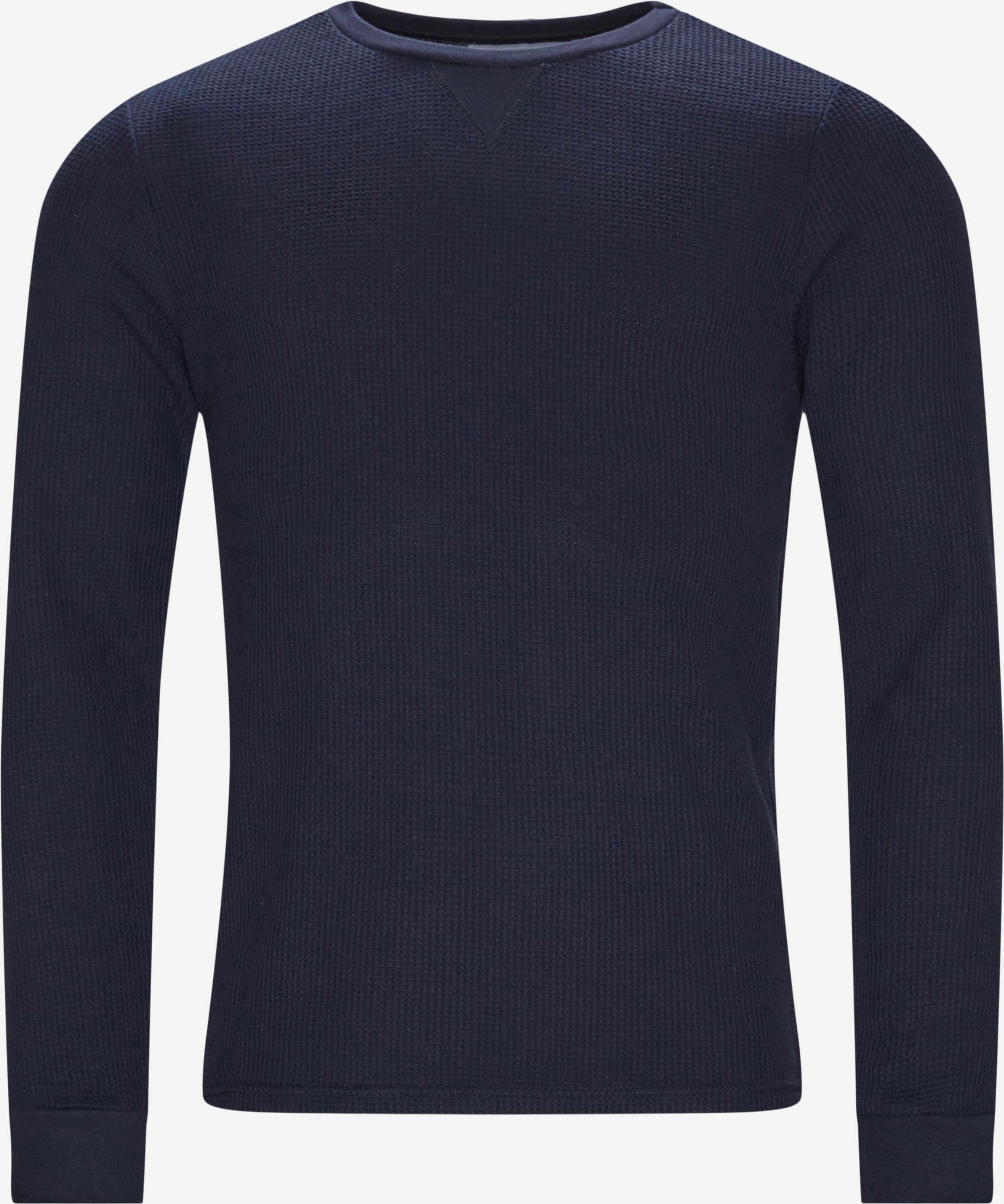 Poseidon Waffel Sweatshirt - Sweatshirts - Regular fit - Blå