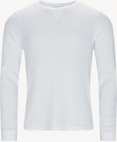 Poseidon Waffel Sweatshirt Regular fit | Poseidon Waffel Sweatshirt | Hvid