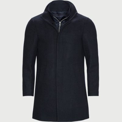 Harvey N Classic Wool Coat Regular fit | Harvey N Classic Wool Coat | Blue