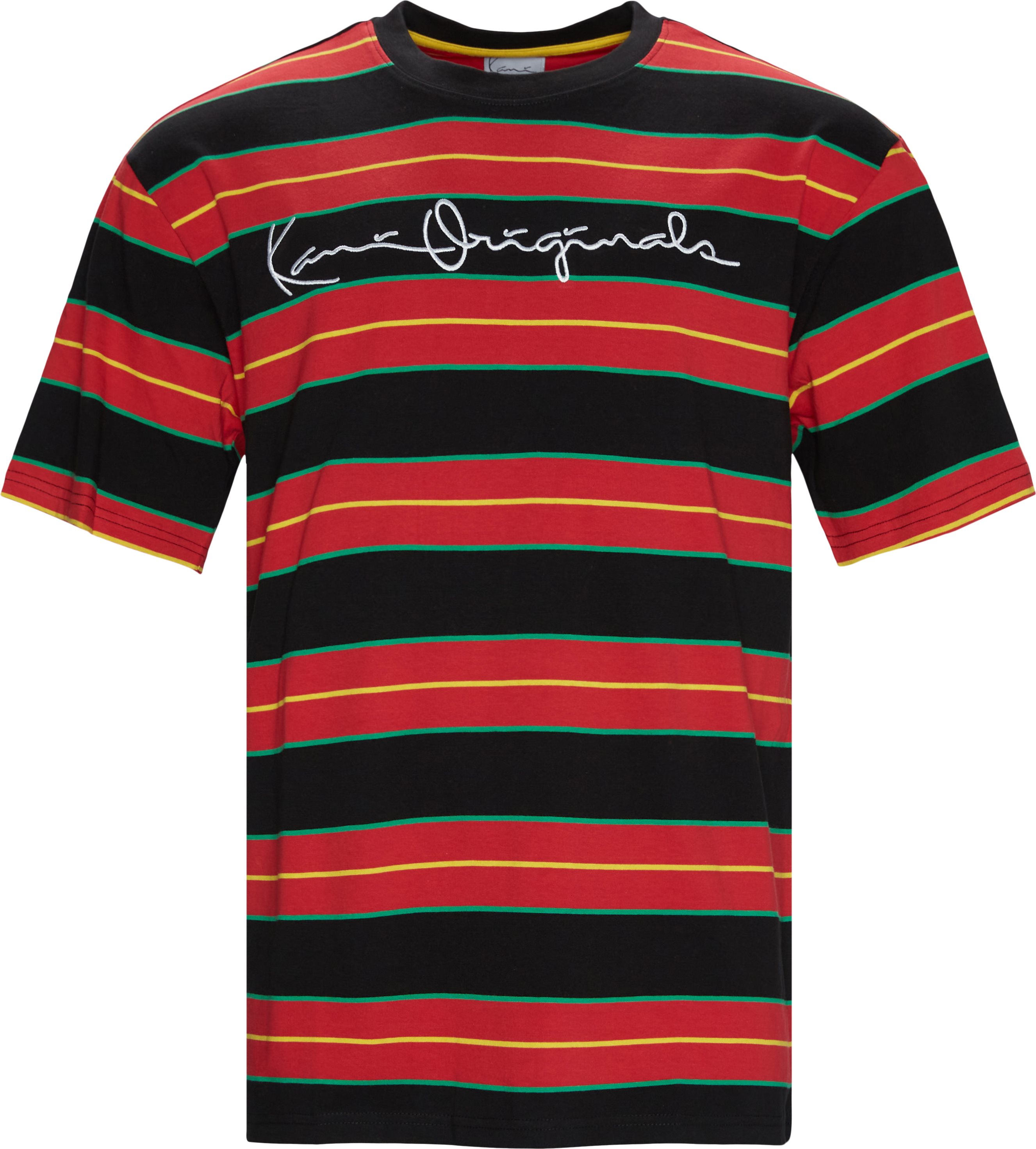 Originals Stripe Tee - T-shirts - Regular fit - Röd