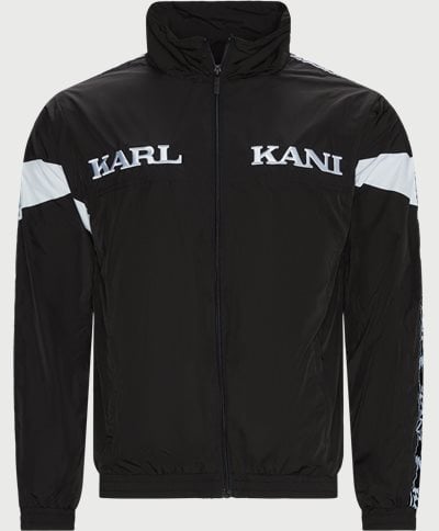 Karl Kani Sweatshirts RETRO TAPE TRACKJACKET 6086924 Sort