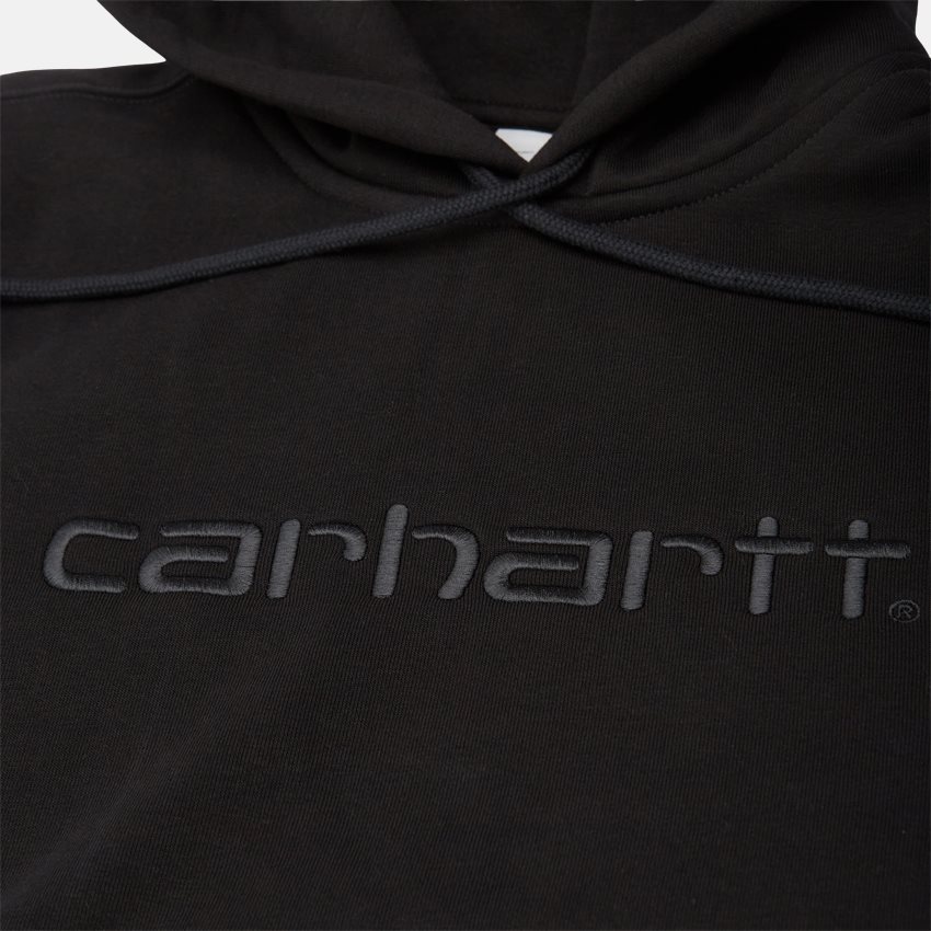 Carhartt WIP Sweatshirts HOODED CARHARTT I030230 BLACK/BLACK