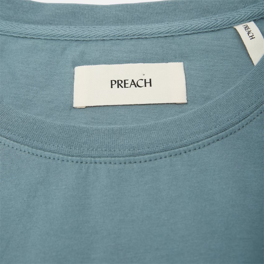 PREACH T-shirts LONG D2C T 206088 BLÅ