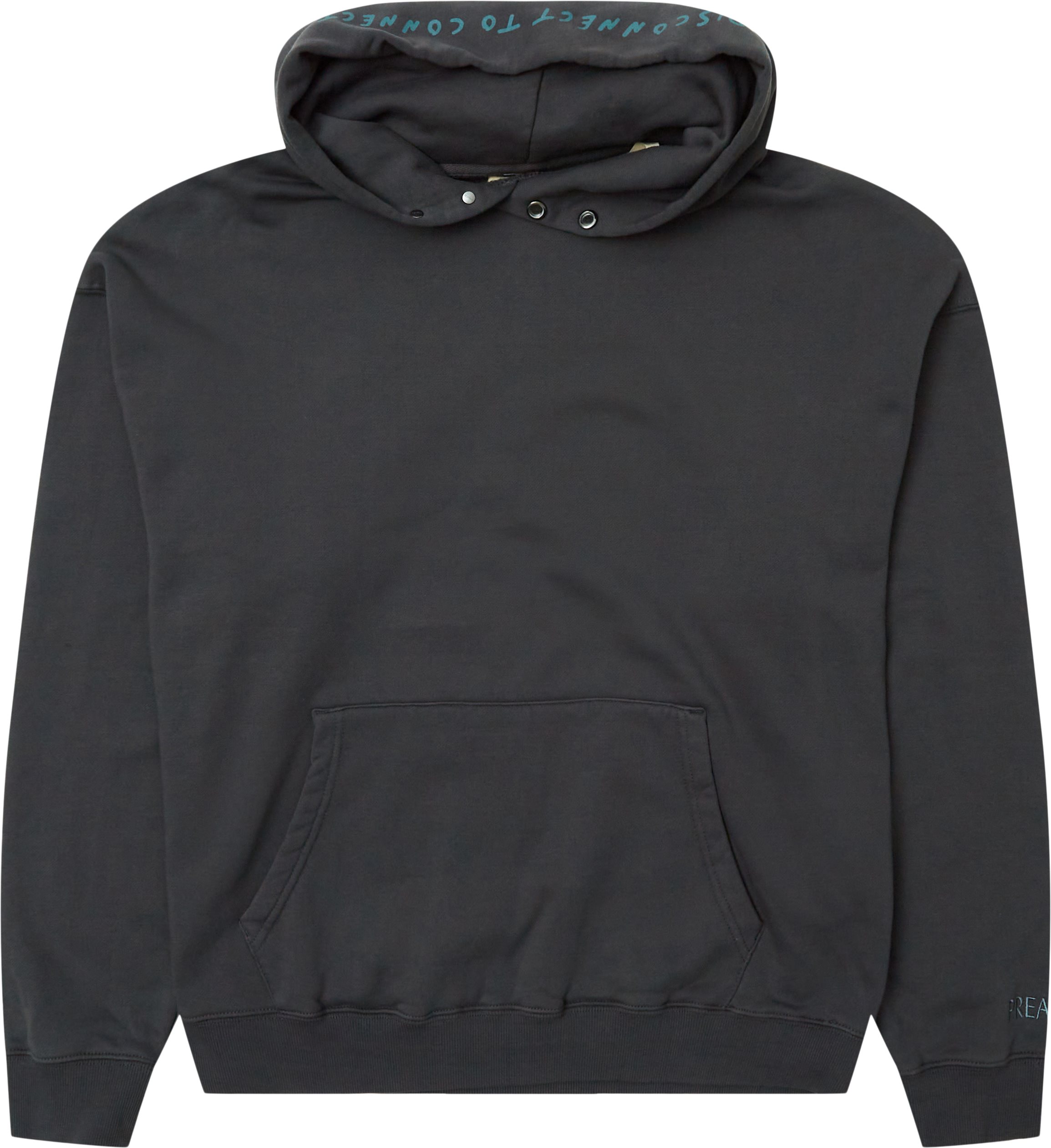 Oversized D2c Hoodie - Sweatshirts - Oversize fit - Grå