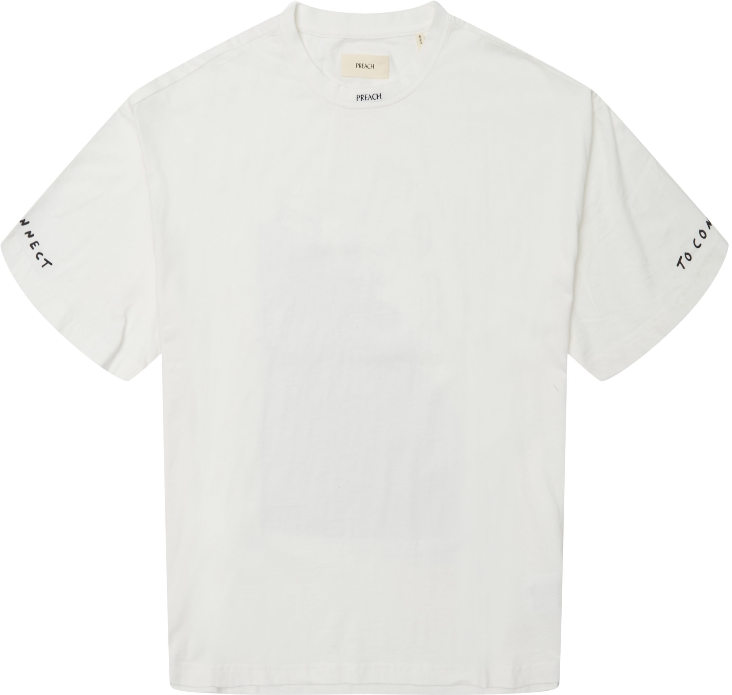 Spinkled Utopia Tee - T-shirts - Regular fit - Hvid