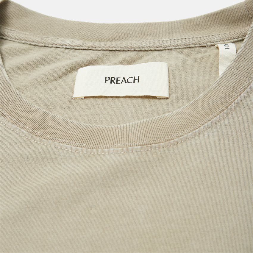 PREACH T-shirts BIG POCKET WORDING T 206105 SAND