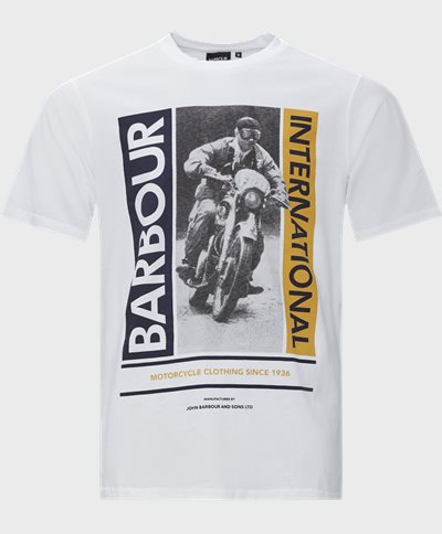 Barbour T-shirts SWINGARM White