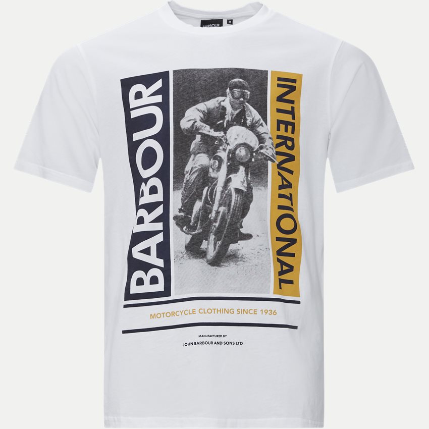 Barbour T-shirts SWINGARM HVID