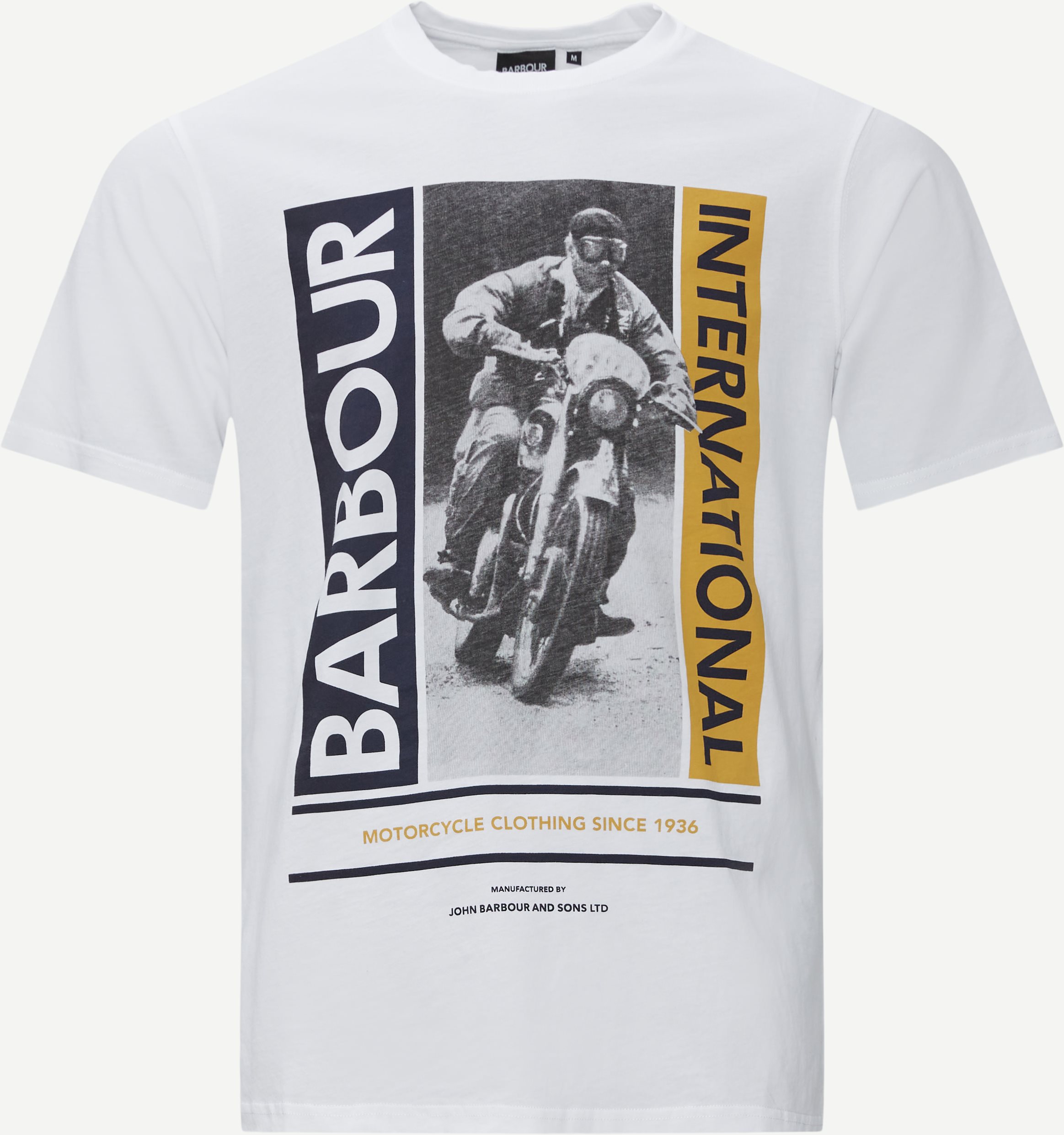 Barbour T-shirts SWINGARM Hvid