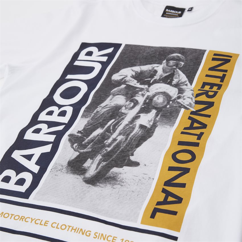 Barbour T-shirts SWINGARM HVID