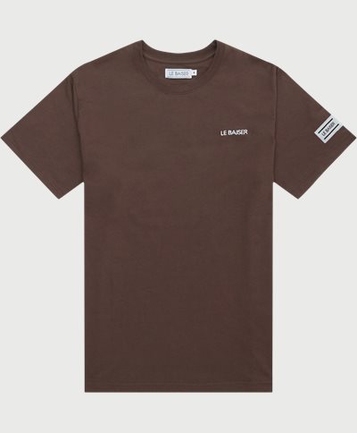 Le Baiser T-shirts BOURG. Brown