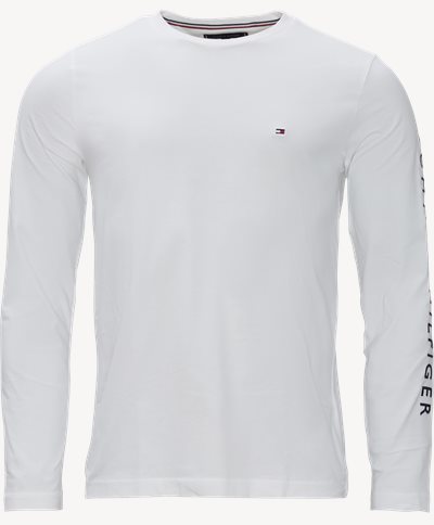 Tommy logo long sleeve tee Regular fit | Tommy logo long sleeve tee | White