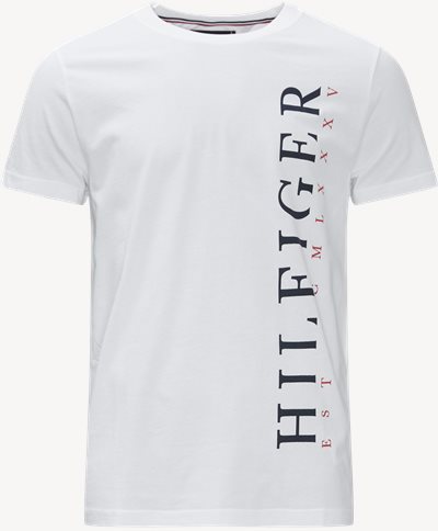 Vertikal logotyp t-shirt Regular fit | Vertikal logotyp t-shirt | Vit