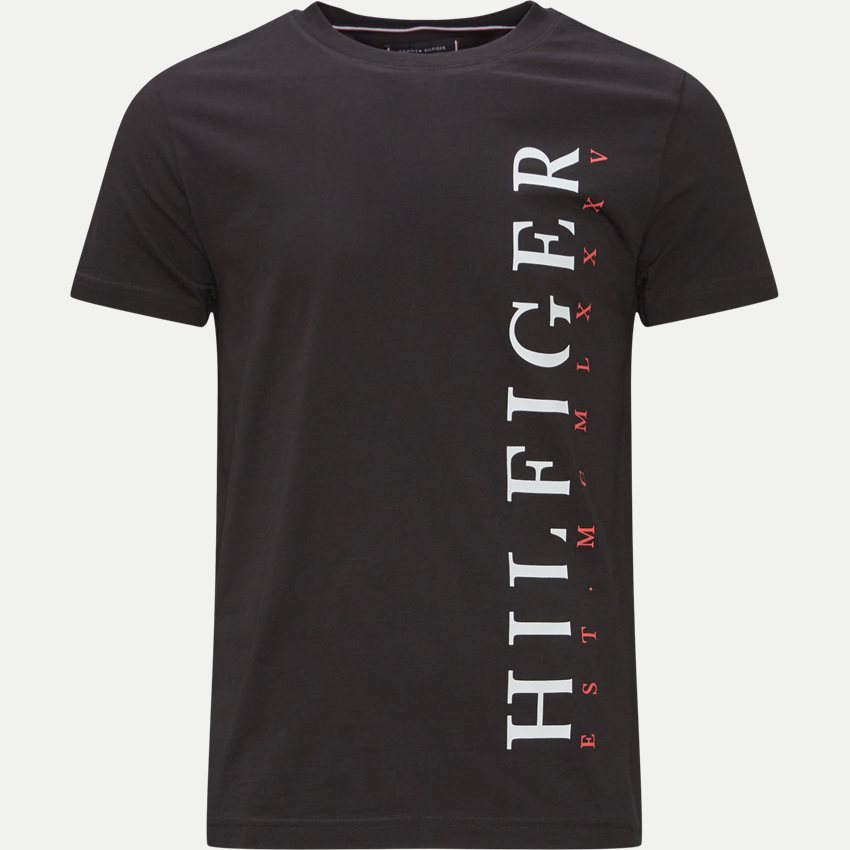 Tommy Hilfiger T-shirts 22164 VERTICAL HILFIGER LOGO TEE SORT