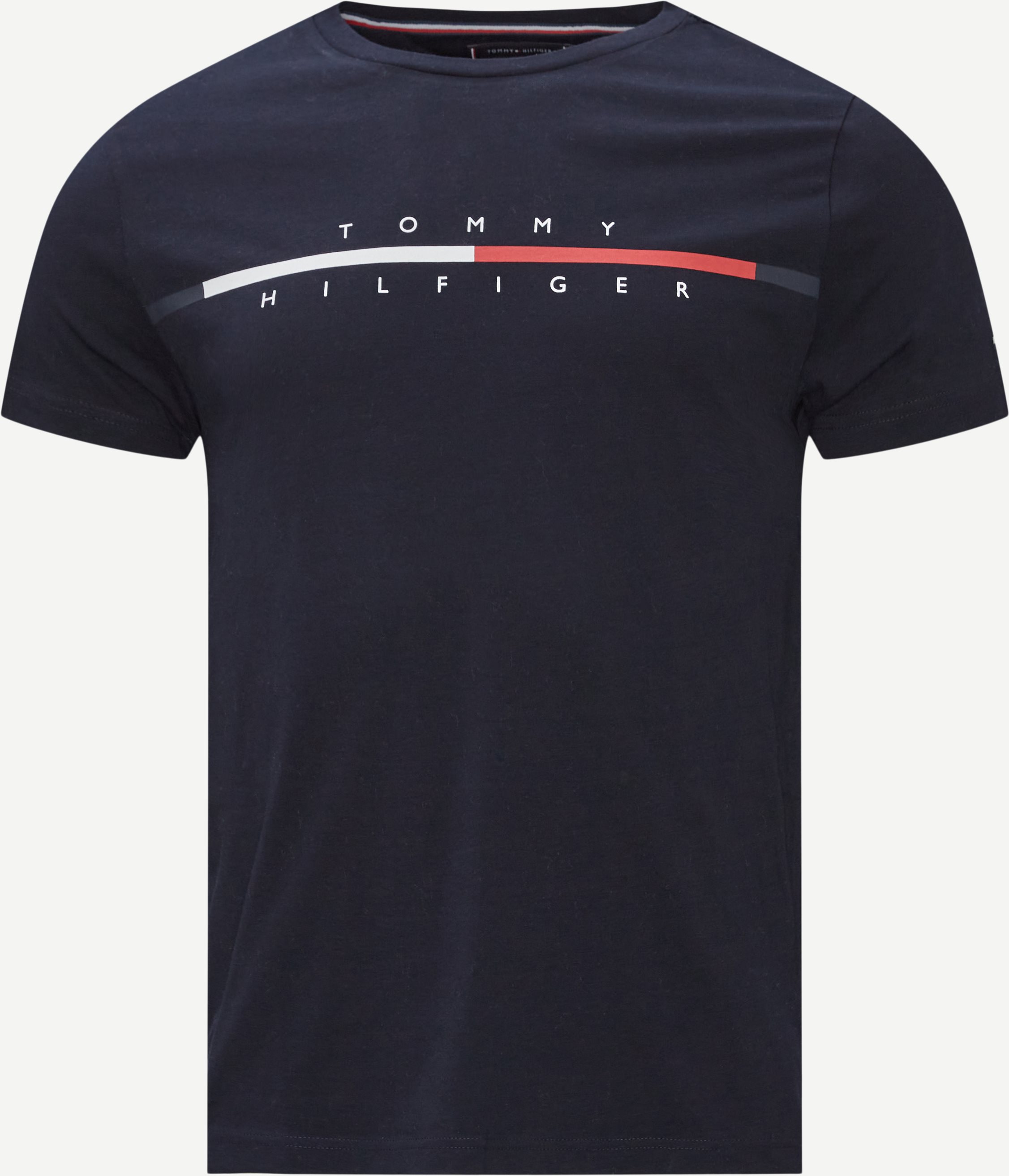 Corp Split Logo Tee - T-shirts - Regular fit - Blå