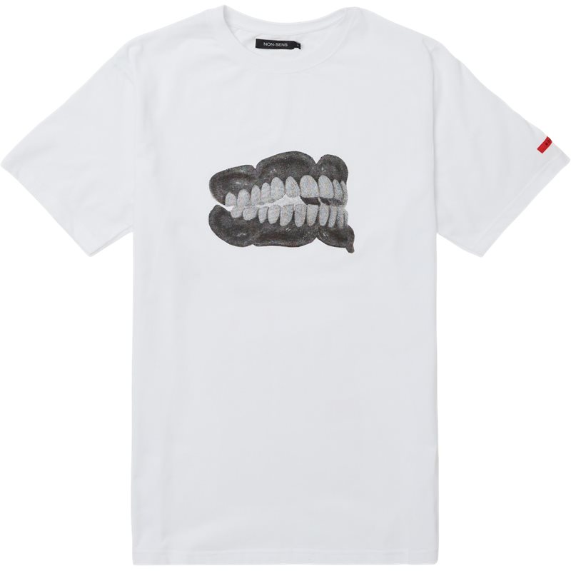 Non-sens Teeth T-shirts White