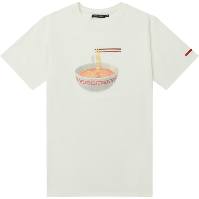 Non-sens Noodles T-shirts Ecru
