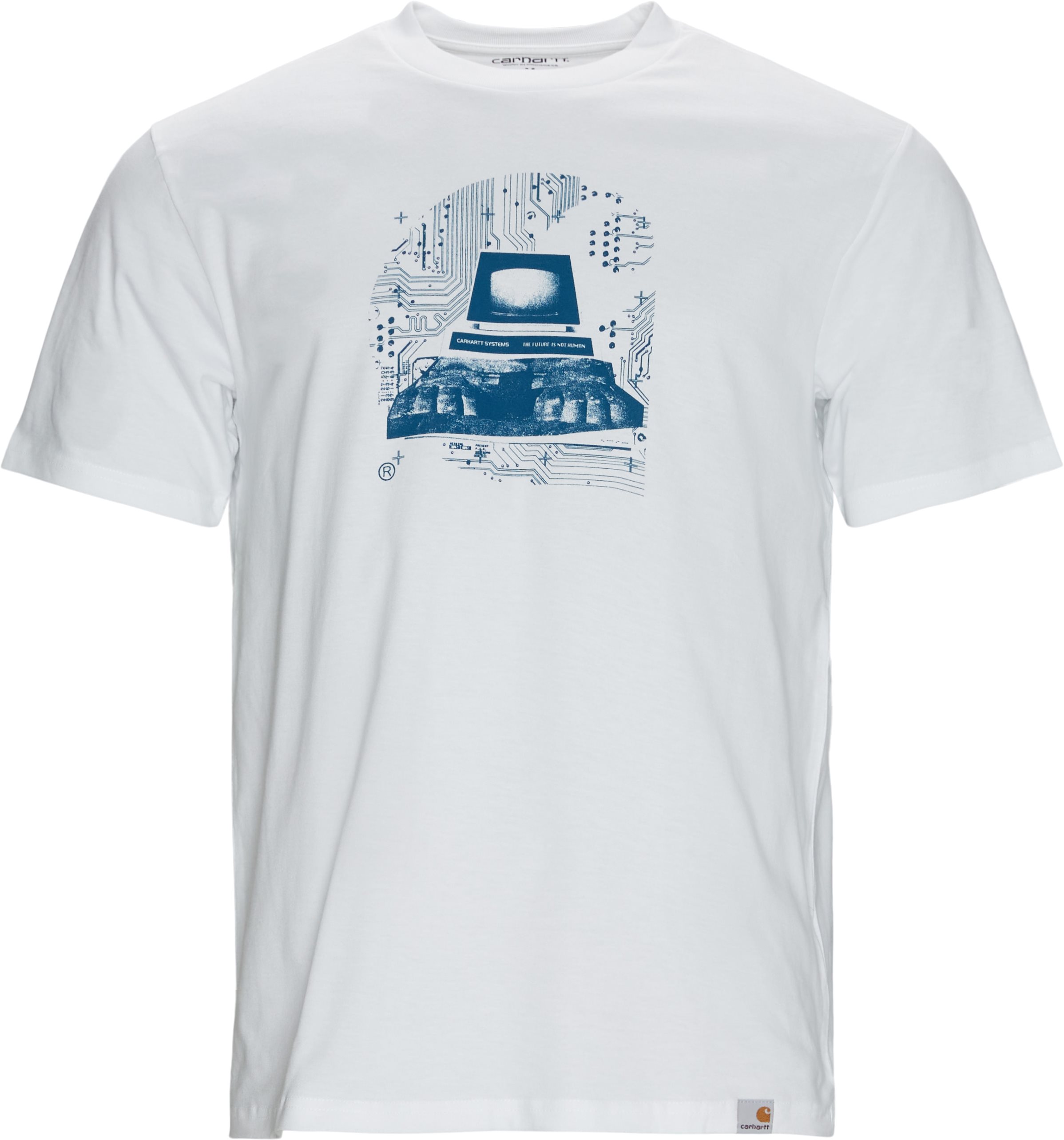 Systems C tee - T-shirts - Regular fit - Vit