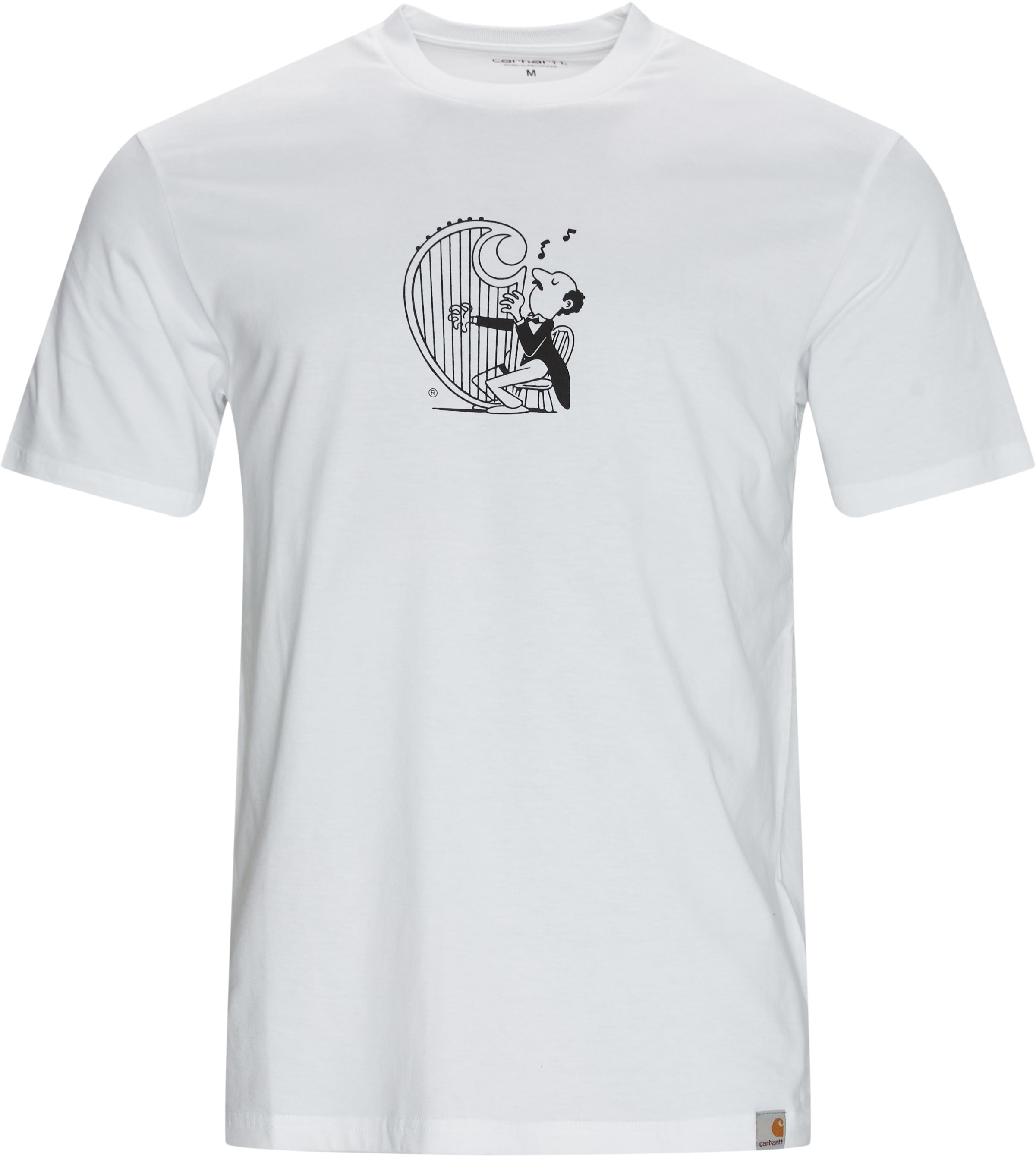 Harp Tee - T-shirts - Regular fit - Vit