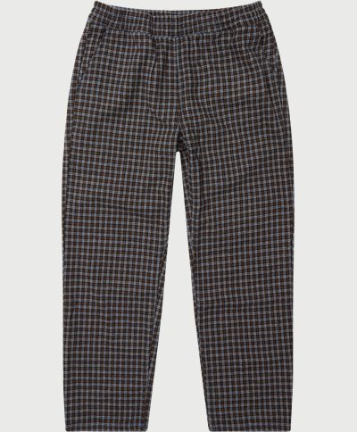 Pleasures Trousers IGNITION PLAID PANT Brown