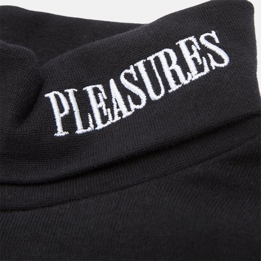 Pleasures T-shirts CUT HERE TURTLENECK BLACK