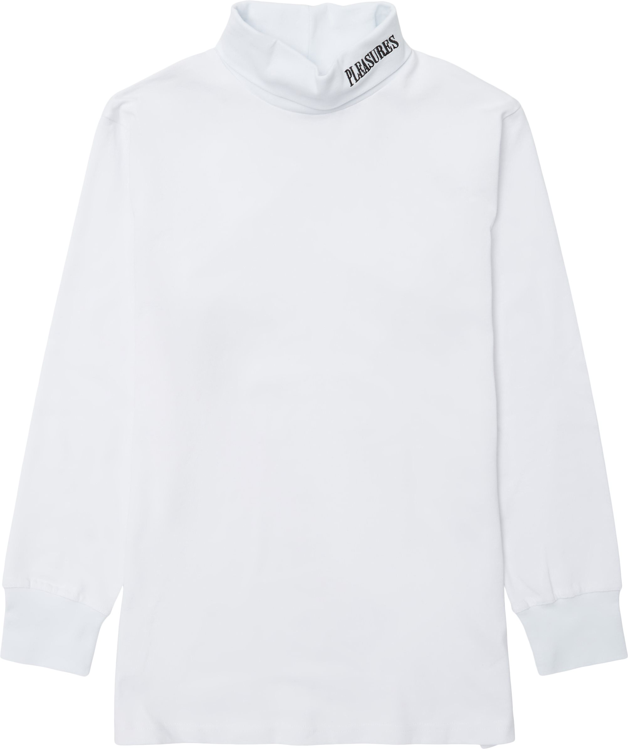 Cut Here Turtleneck  - T-shirts - Regular fit - White
