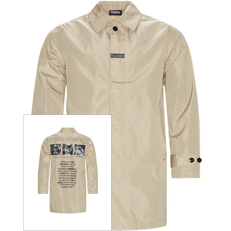Pleasures Now Delusion Trench Jacket Khaki