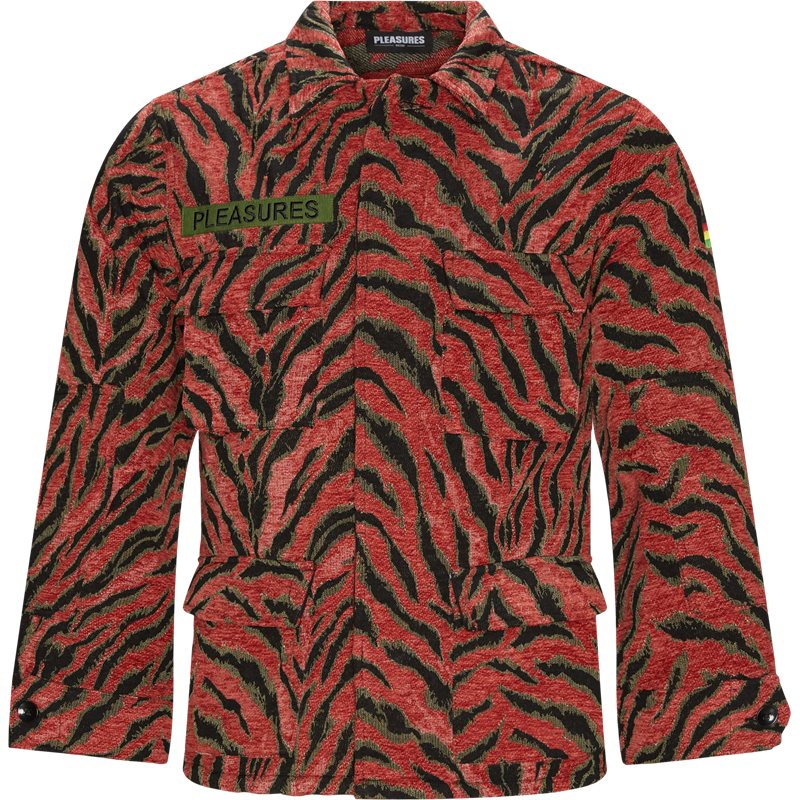 Pleasures Now Jungle Jakke Red