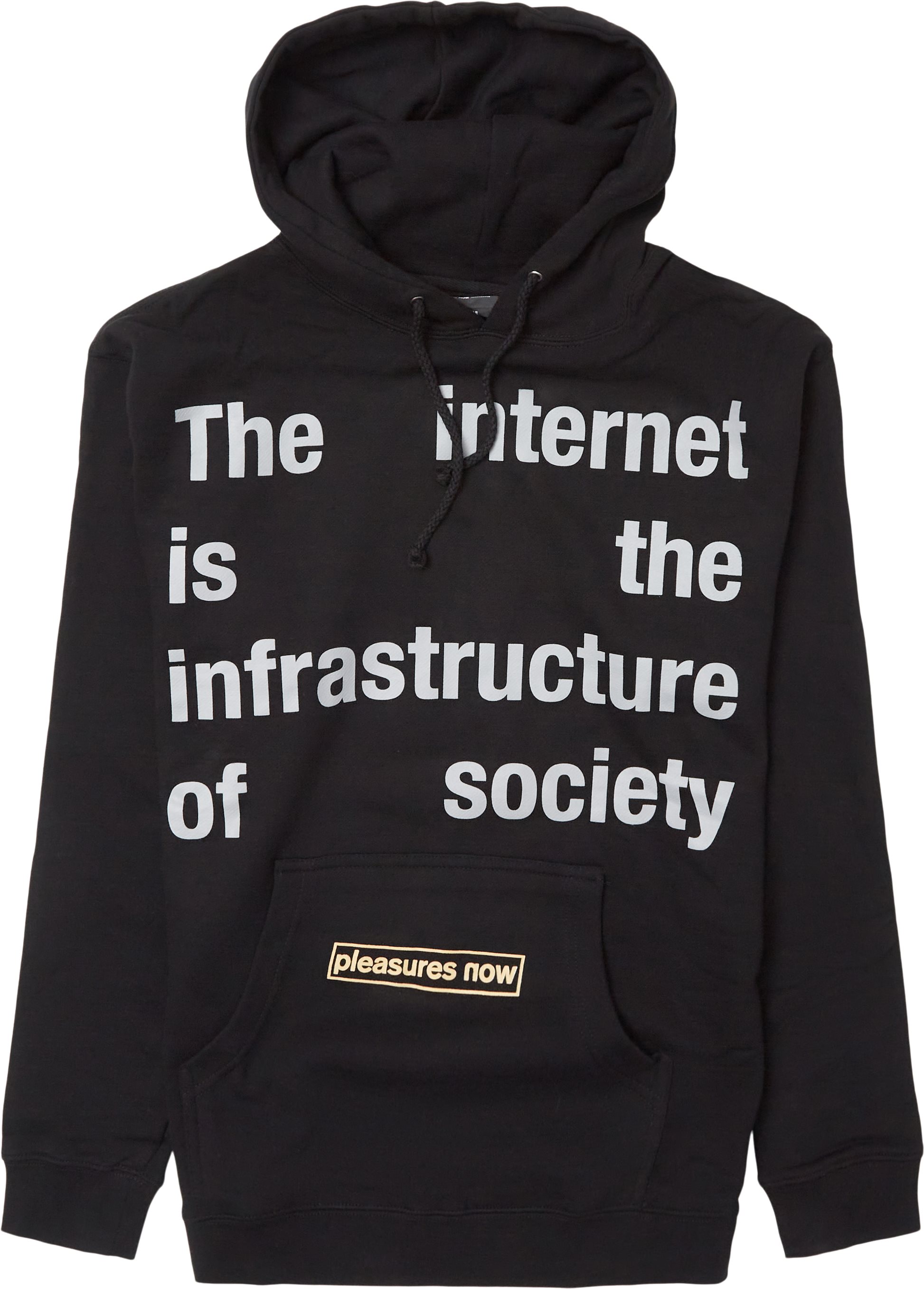 Internet Hoodie - Sweatshirts - Regular fit - Sort