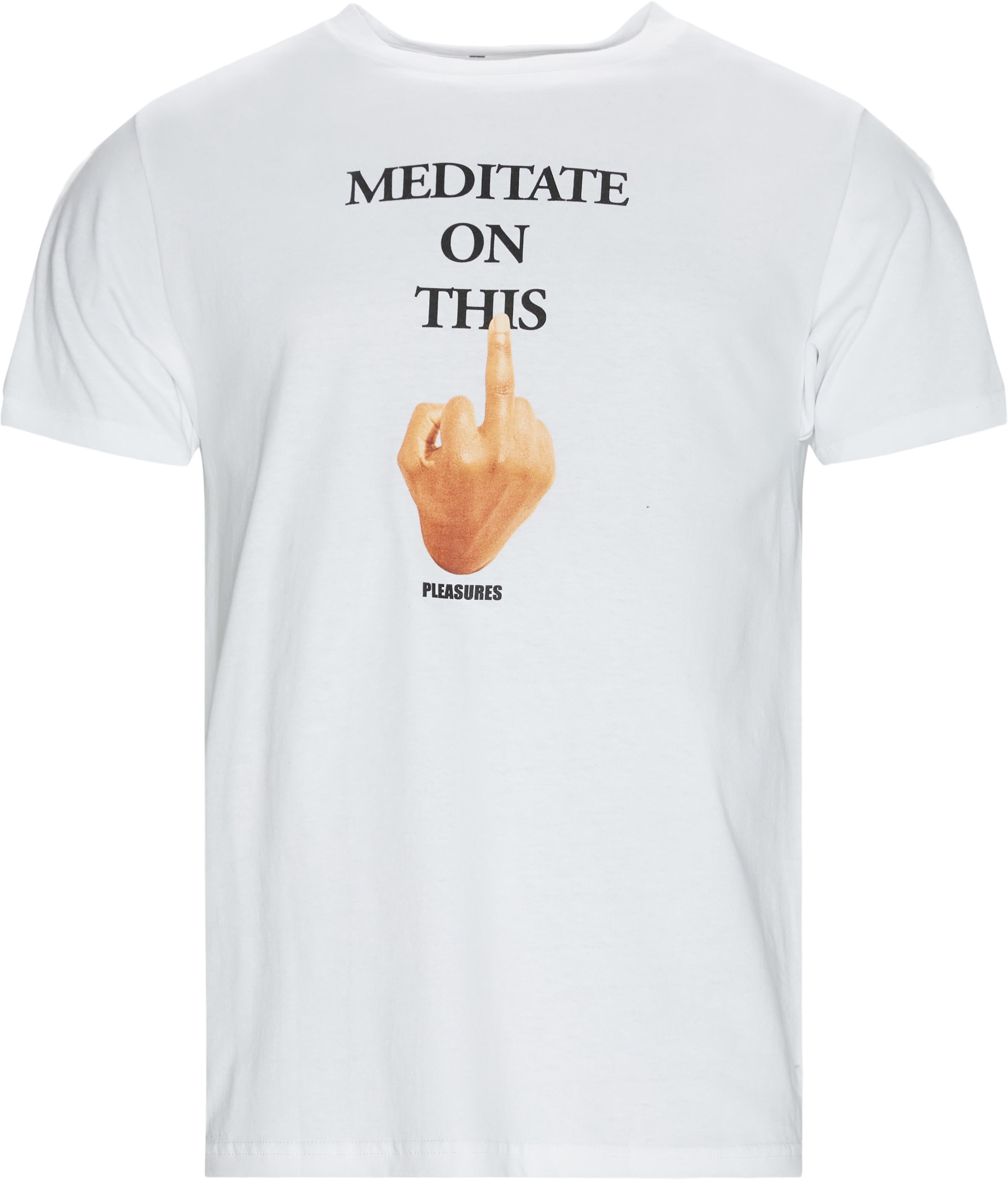 Message Tee - T-shirts - Regular fit - White