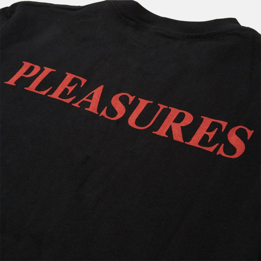 Pleasures T-shirts LISTEN HEAVYWEIGHT BLACK