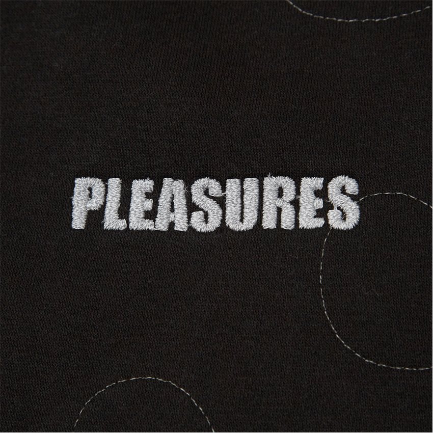 Pleasures Sweatshirts PIECES REFLECTIVE CREWNECK BLACK