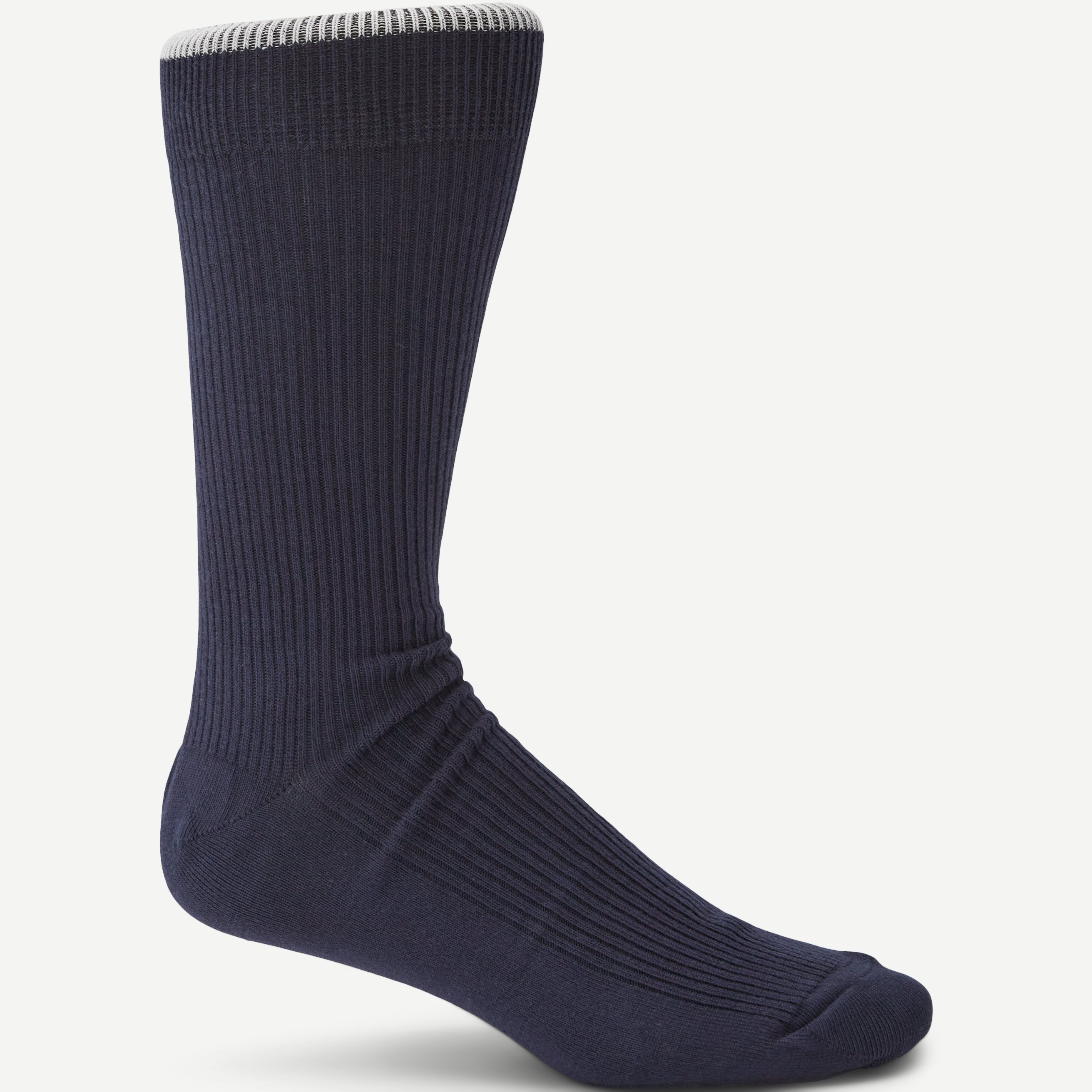 Simple Socks Strumpor RIB Blå