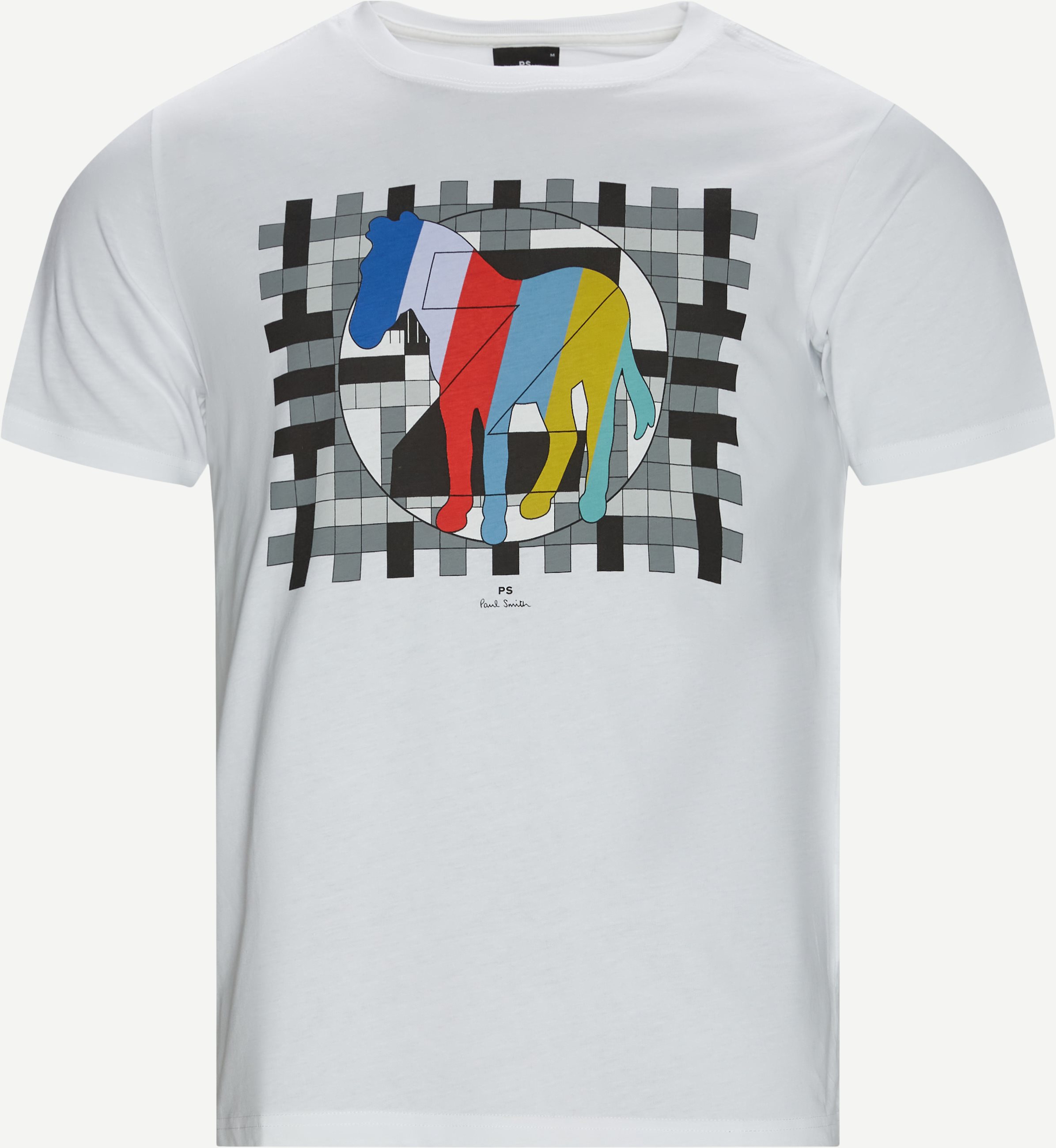 Zebra tee - T-shirts - Regular fit - Hvid