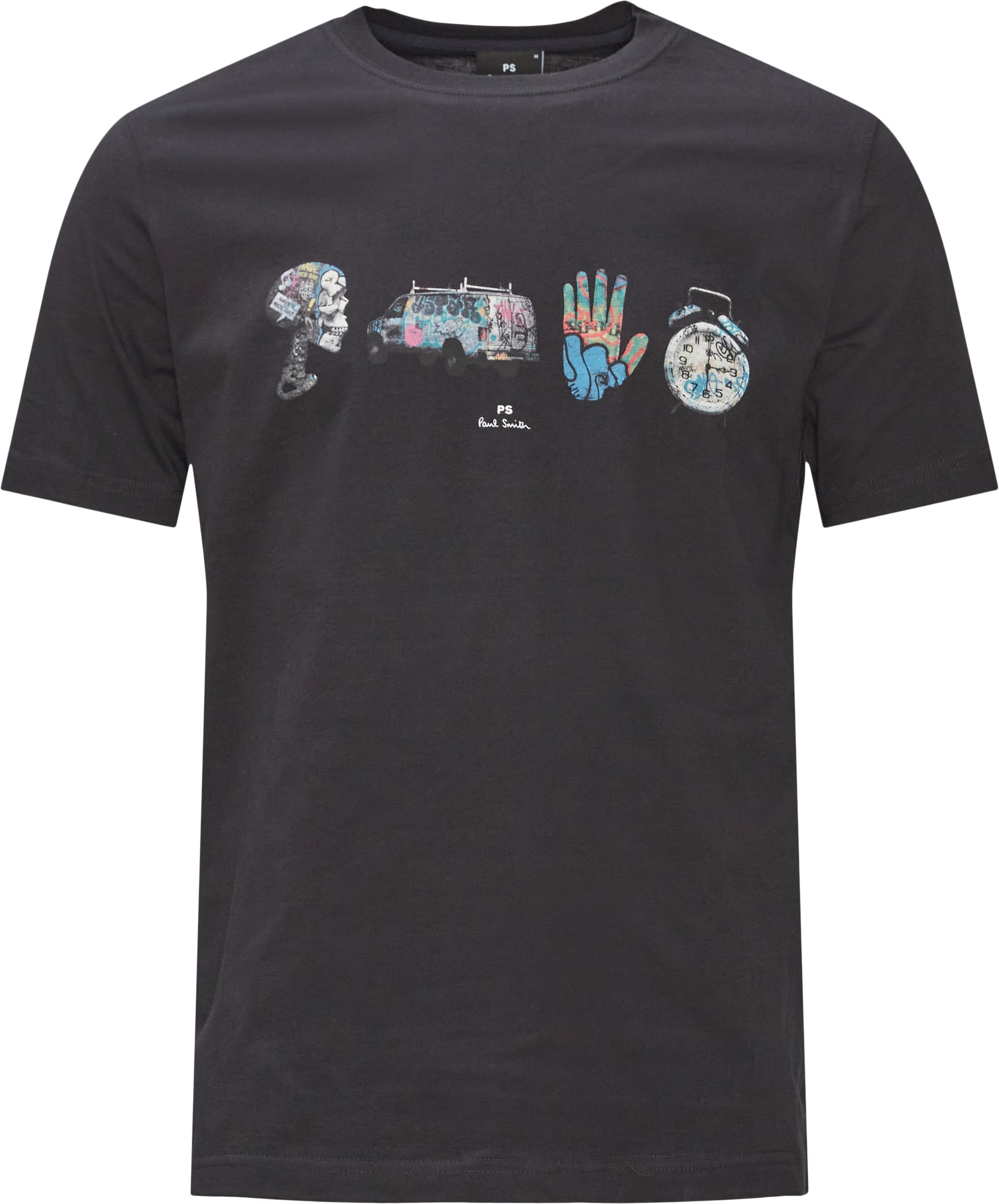 Graffiti Tee - T-shirts - Regular fit - Black