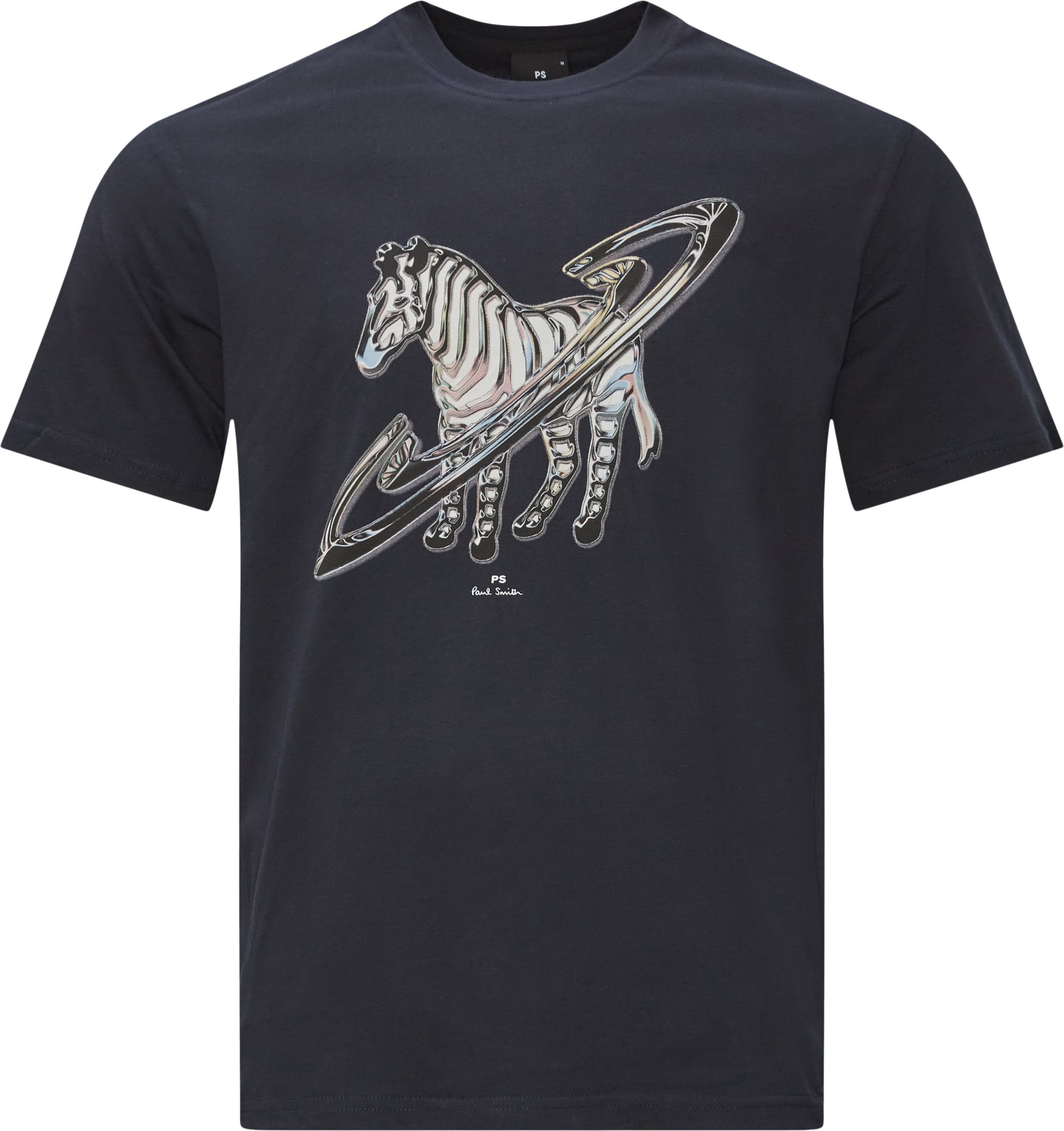 Zebra Rin Tee - T-shirts - Regular fit - Blå