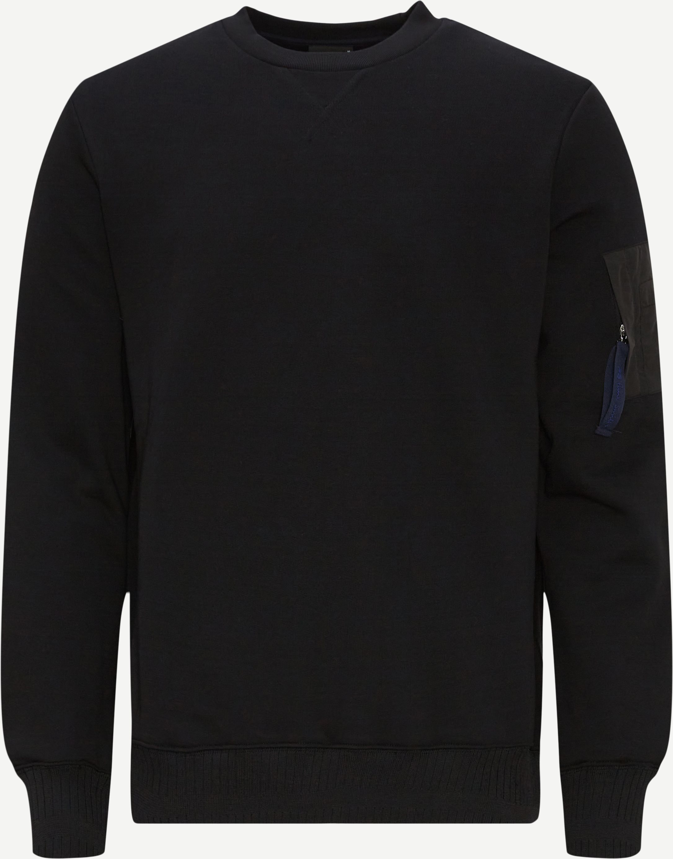 Pocket Sleeve Sweatshirt - Sweatshirts - Regular fit - Sort