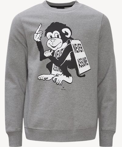 Monkey Sweatshirt Regular fit | Monkey Sweatshirt | Grey